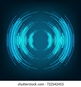 Abstract digital sound wave background.