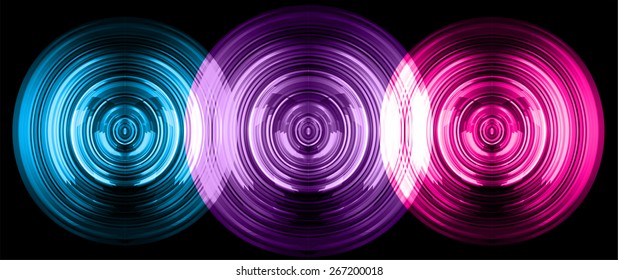 abstract digital sound wave pattern background. blue purple pink Light Abstract Technology background for computer graphic website internet and business. circuit. vector