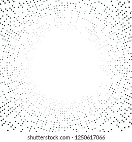 abstract digital technology backdrop, graphic of dotted circle for decoration or being background