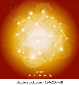 Abstract digital technology background