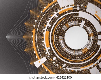 Abstract digital technology background. 