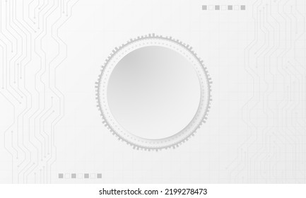 Abstract Digital Technology background Abstract 3d design background with technology dot and line circuit board texture. Modern, futuristic, science communication concept. Vector illustration.