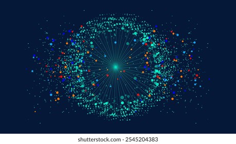 Resumo da tecnologia digital. Big data, tecnologia, transferência de dados