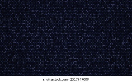Abstract digital technology background, dark hexagons pattern