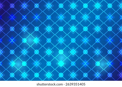 Abstract digital technology background geometric rectangle and circle shape, cyber futuristic concept, vector illustration