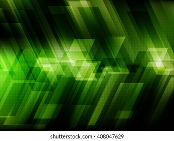 Abstract digital technology background with green stripes. Vector illustration EPS10