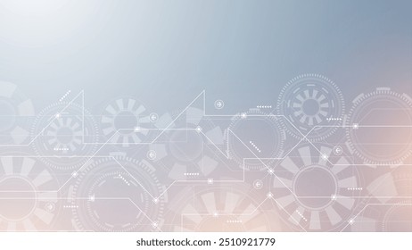 Abstract digital technology background. Digital tech motherboard texture design. Engineering circuit board concept for poster, header, banner, website, presentation