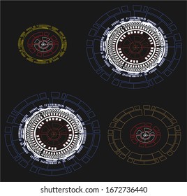 Abstract digital technology background. Vector Techno background,