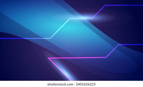 Abstract digital technology background. Vector abstract, science, futuristic, energy technology concept. Medical, technology or science design.