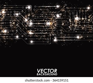 Abstract digital technology background. Vector illustration