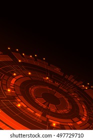 Abstract digital technology background. Vector illustration