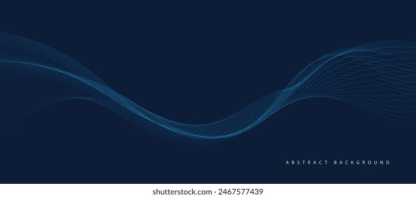 Abstract digital technology blue background. EPS10