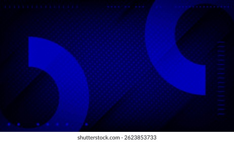 Abstract digital technology digital blue background