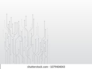 Abstract Digital Technology Circuit Board Background Stock Vector