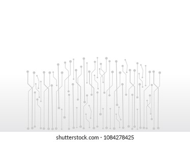 abstract digital technology circuit board background.