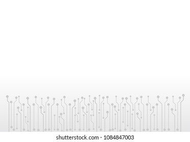 abstract digital technology circuit board vector background.