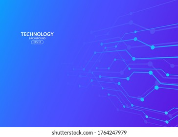 Abstract digital technology concept background. Vector illustration
