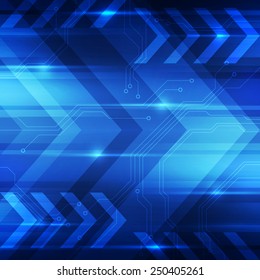 Abstract digital technology concept background, vector illustration