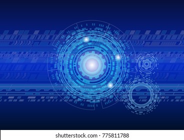 Abstract digital technology concept background, vector illustration used for design.