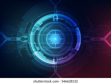 Abstract digital technology concept. vector background