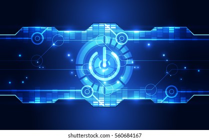 Abstract digital technology concept. vector background