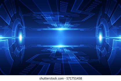 Abstract digital technology concept. vector background
