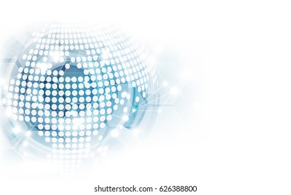 Abstract digital technology concept. vector background