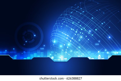 Abstract digital technology concept. vector background