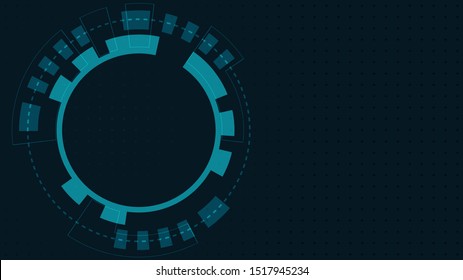 Abstract Digital Technology Cycle background.Business growth transformation to digital and Successful financial technology.