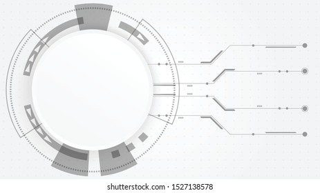 Abstract Digital Technology Cycle background.Business growth transformation to digital and Successful financial technology.