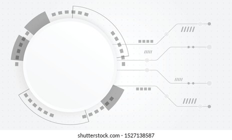 Abstract Digital Technology Cycle background.Business growth transformation to digital and Successful financial technology.