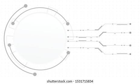 Abstract Digital Technology Cycle background.Business growth transformation to digital and Successful financial technology.