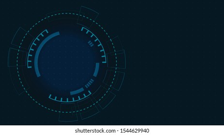 Abstract Digital Technology Cycle background.Business growth transformation to digital and Successful financial technology.