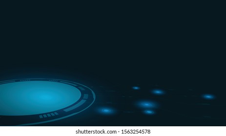 Abstract Digital Technology Cycle background.Business growth transformation Successful financial.