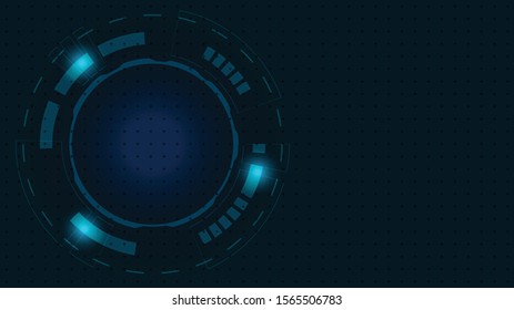 Abstract Digital Technology Cycle background.Business growth transformation Successful financial.