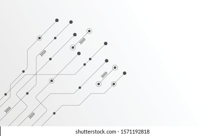 Abstract Digital Technology Cycle background.Business growth transformation Successful financial.