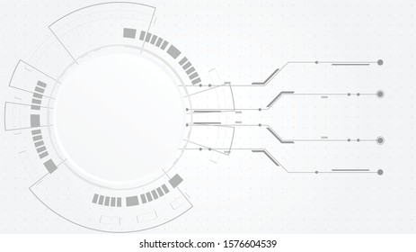 Abstract Digital Technology Cycle background.Business growth transformation Successful financial.