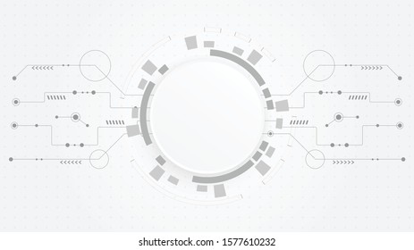 Abstract Digital Technology Cycle background.Business growth transformation Successful financial.