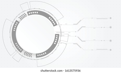 Abstract Digital Technology Cycle background.Business growth transformation Successful financial.