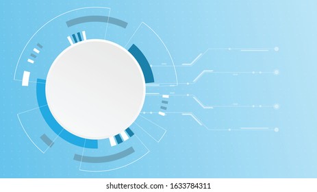 Abstract Digital Technology Cycle background.Business growth transformation Successful financial.