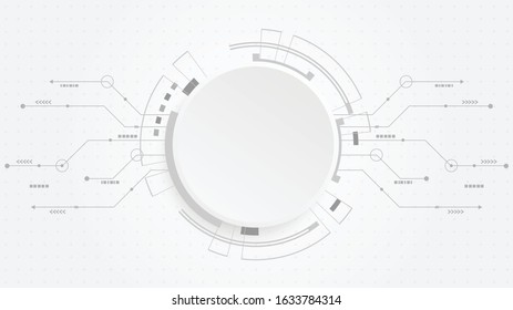 Abstract Digital Technology Cycle background.Business growth transformation Successful financial.