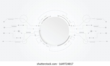 Abstract Digital Technology Cycle background.Business growth transformation Successful financial.