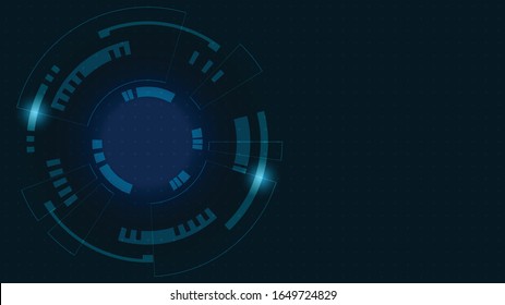 Abstract Digital Technology Cycle background.Business growth transformation Successful financial.