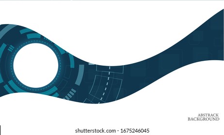 Abstract Digital Technology Cycle background.Business growth transformation Successful financial.