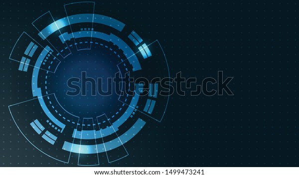 Abstract Digital Technology Cycle Backgroundbusiness Growth Stock ...