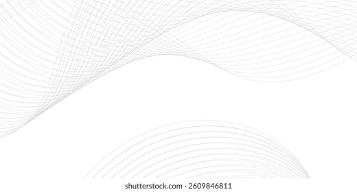 Abstract Digital Technology Design with Soft Gray and White Tones, Enhanced by Flowing Particles That Symbolize the Global Movement of Information and Data Networks