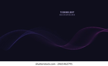 Abstract digital technology futuristic background.