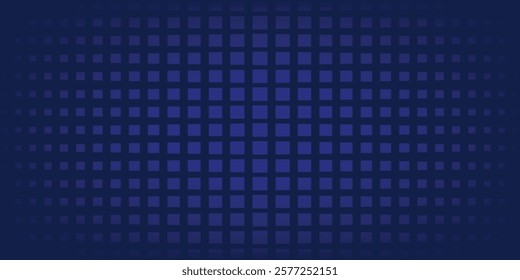 Abstract Digital Technology Futuristic Background. Square Pixels Halftone Pattern Tech Mosaic. Technology or Science Research Presentation Backdrop. Vector Illustration.