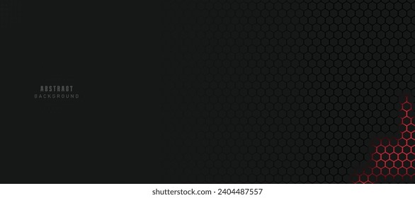 Abstract Digital Technology Futuristic Black Background.