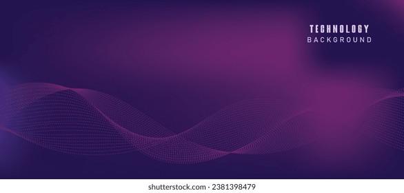 Abstract digital technology futuristic blue pink background.